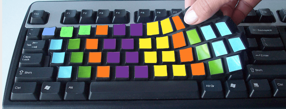 SkinnyTypehelp model DesktopPC a model on a separate keyboard can be easily removed with two fingers